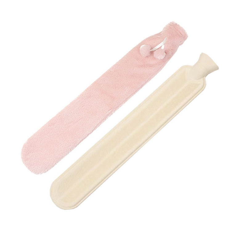 Sacos de Água Quente de Borracha Multifuncionais em Tira Longa de 2L, Especificação: Pelúcia Rosa