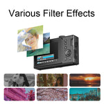 Câmara Digital para Crianças R1 com 48 Milhões de Pixels HD e Ecrã IPS de 3.0 Polegadas, Especificações:, Preto, Rosa, Preto+Leitor de Cartões, Rosa+Leitor de Cartões