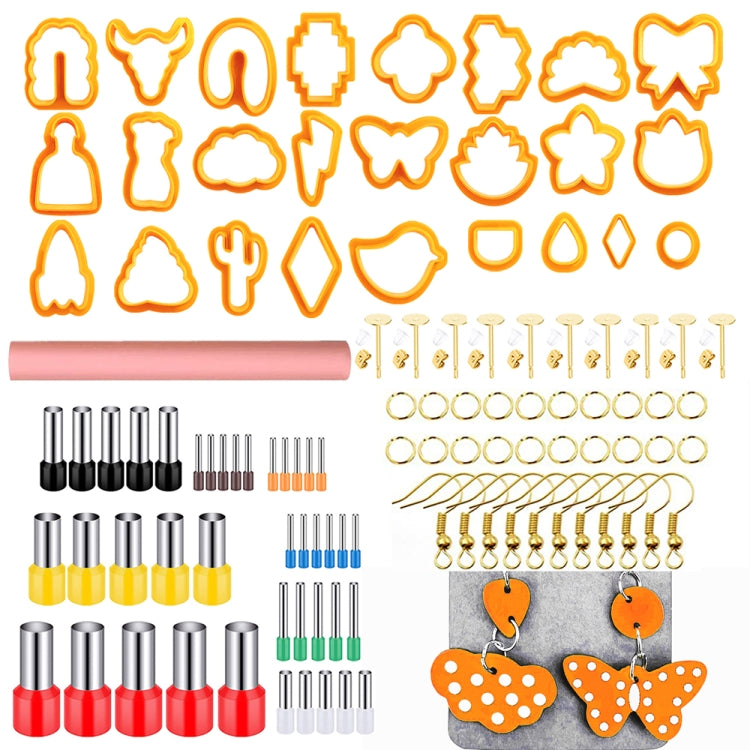 Conjunto de Cortadores de Argila 106-1 116 em 1 Moldes para Brincos de Argila DIY Ferramentas para Fazer Brincos de Argila