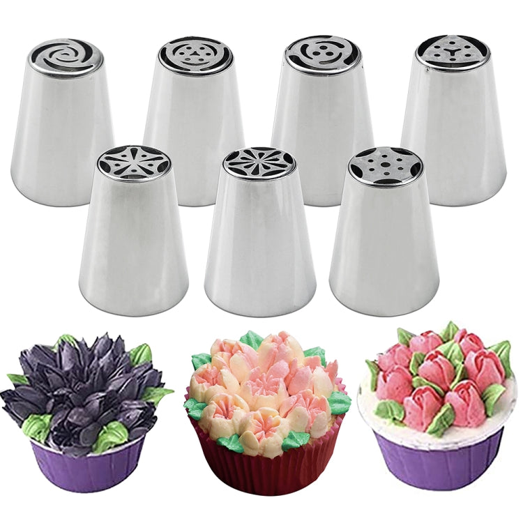 Conjunto de Bicos para Laminagem em Aço Inoxidável para Bolo DIY, Ferramentas de Cozinha, Conjuntos de 7PCS, 8PCS, 9PCS, 10PCS, 11PCS, 12PCS, 14PCS, 128PCS