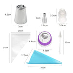 Conjunto de Bicos para Laminagem em Aço Inoxidável para Bolo DIY, Ferramentas de Cozinha, Conjuntos de 7PCS, 8PCS, 9PCS, 10PCS, 11PCS, 12PCS, 14PCS, 128PCS