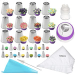 Conjunto de Bicos para Laminagem em Aço Inoxidável para Bolo DIY, Ferramentas de Cozinha, Conjuntos de 7PCS, 8PCS, 9PCS, 10PCS, 11PCS, 12PCS, 14PCS, 128PCS