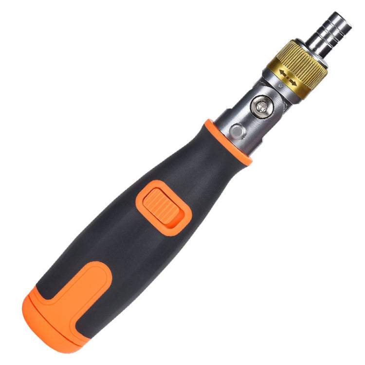 Conjunto de Chave de Fendas de Catraca Multiângulo com Bits Ocultos Portátil 10 em 1, 10 em 1 Laranja, 10 em 1 Cinzento