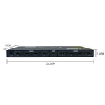 Divisor HDMI 8 Portas FJGEAR SM4K108 4K HD Áudio e Vídeo, Ficha EU, SM4K108
