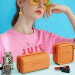 Bolsa de Armazenamento Digital EVA de Cor Doce Fungoofun para Viagem, Bolsa de Cosméticos, Quadrada Rosa, Quadrada Laranja, Quadrada Amarela, Tijolo Rosa, Tijolo Laranja, Tijolo Amarelo