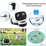Coleira de Choque Elétrica Sem Fios KD-661 500m para Cerca de Cão, Especificações:, Para Um Cão, Para Dois Cães, Para Três Cães