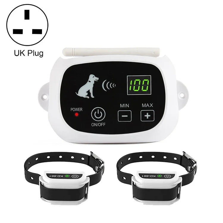 Coleira de Choque Elétrica Sem Fios KD-661 500m para Cerca de Cão, Especificações:, Para Um Cão, Para Dois Cães, Para Três Cães