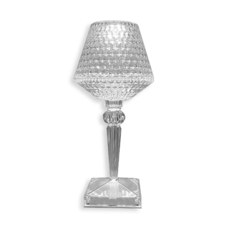 Lâmpada de Mesa de Cristal para Cabeceira, Luz Noturna LED em Forma de Taça de Vinho, Especificações: Modelo USB de 3 Cores, Controlo Remoto RGB 16 Cores, Modelo Plug-in de 3 Cores
