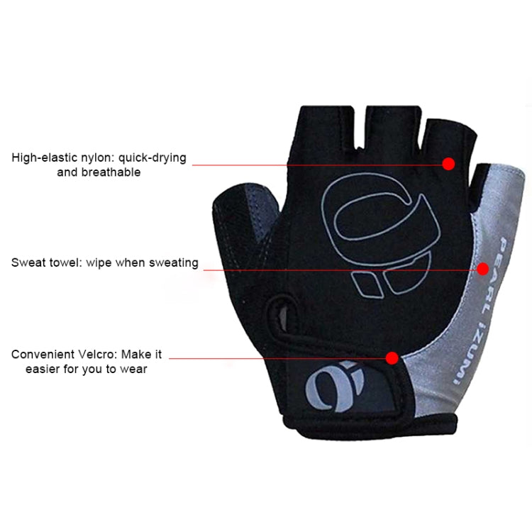 Luvas de Meio Dedo Anti-choque YIZIMI para Ciclismo com Silicone, Luvas Curtas, S, M, L, XL