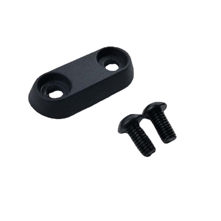 Bloco Fixo Vertical para Tubo da Forquilha Dianteira M6 para Trotinete Elétrico Ninebot ES1/ES2/ES4, Bloco Fixo Preto