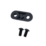 Bloco Fixo Vertical para Tubo da Forquilha Dianteira M6 para Trotinete Elétrico Ninebot ES1/ES2/ES4, Bloco Fixo Preto