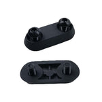 Bloco Fixo Vertical para Tubo da Forquilha Dianteira M6 para Trotinete Elétrico Ninebot ES1/ES2/ES4, Bloco Fixo Preto