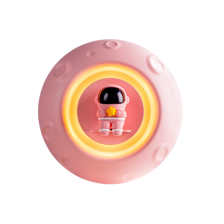 Máquina de Aromaterapia Inteligente com Temporizador Automático de Astronauta K-1101 com Pequena Luz Noturna, Branco, Rosa
