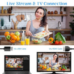 Câmara de vídeo digital portátil com ecrã tátil de 4 polegadas 64MP, 4K 16G, 4K 32G, 4K 64G