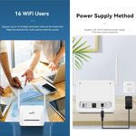 Roteador VR312 4G LTE 4G CPE FDD/TDD Cartão Roteador Móvel MOD Versão Malaia Ficha EU, VR312 Ficha EU Branco