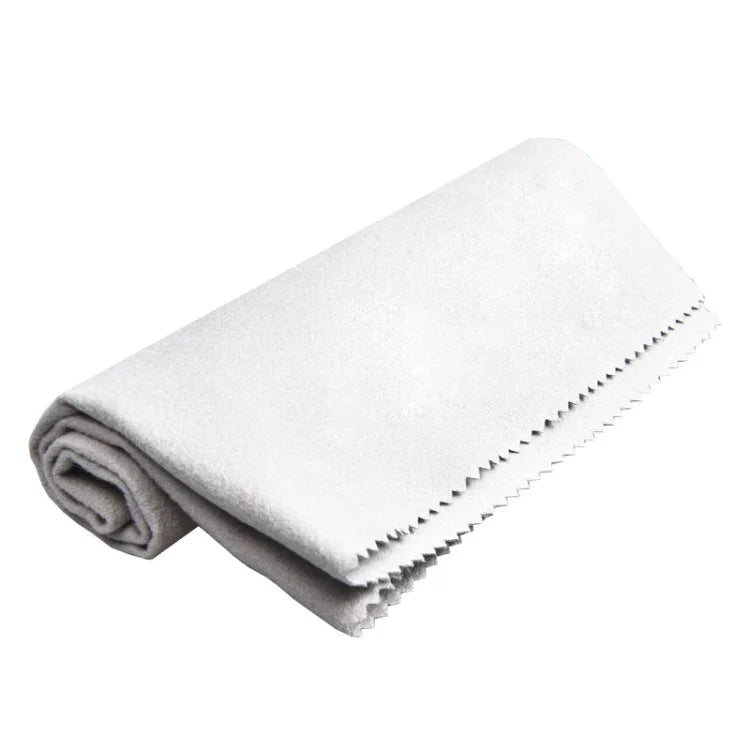 10 Peças de Pano de Limpeza para Guitarra, Pano para Piano, Pano de Ganga, Cinzento