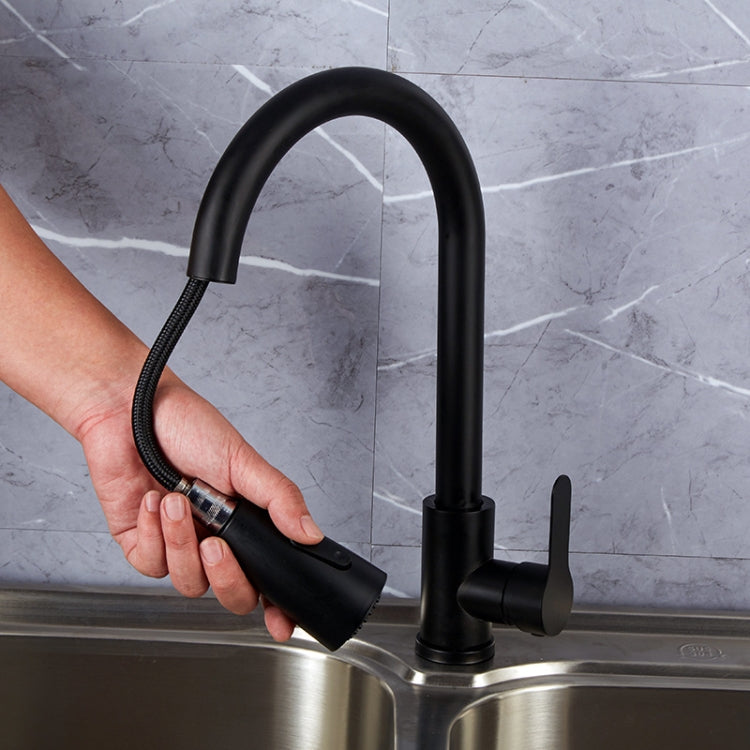Torneira de Cozinha Extensível em Aço Inoxidável para Pia, Torneira Universal, Especificação:, CLH002 Preto, CLY002 Desenho de Fio, Electroplating