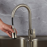 Torneira de Cozinha Extensível em Aço Inoxidável para Pia, Torneira Universal, Especificação:, CLH002 Preto, CLY002 Desenho de Fio, Electroplating