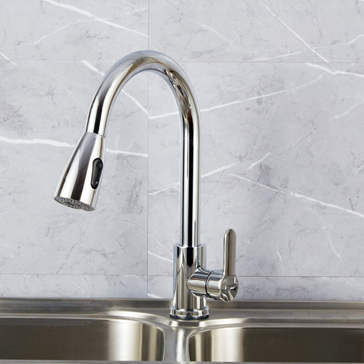 Torneira de Cozinha Extensível em Aço Inoxidável para Pia, Torneira Universal, Especificação:, CLH002 Preto, CLY002 Desenho de Fio, Electroplating