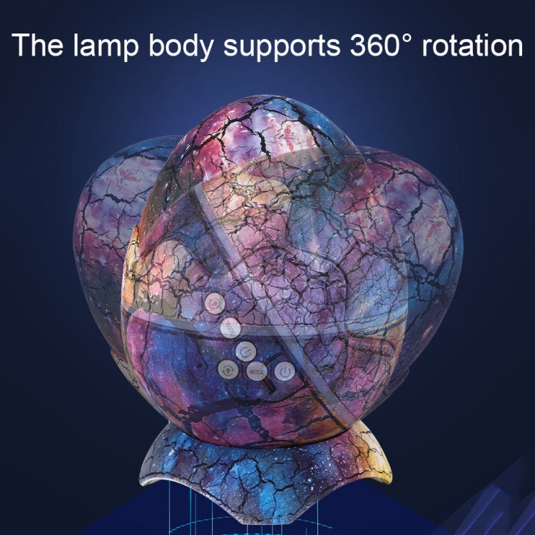K850 Ovo de Dinossauro LED Controlo Remoto Bluetooth Luz de Projeção Estelar com Função de Altifalante