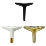 Pernas Curtas de Metal para Sofá e Mesa de Centro de 10cm, Dourado Branco 10cm, Preto Mate 10cm, Verde Gulas 10cm