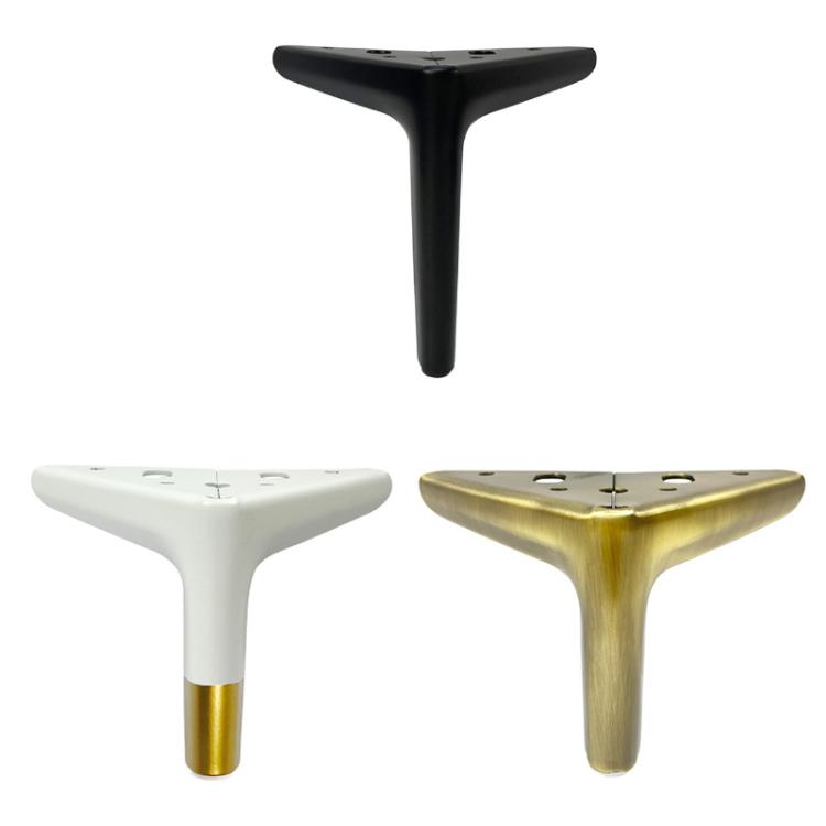 Pernas Curtas de Metal para Sofá e Mesa de Centro de 10cm, Dourado Branco 10cm, Preto Mate 10cm, Verde Gulas 10cm