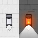 Luzes de Sensor Humano LED Solar X-A18 com 59 LEDs, Luzes de Jardim