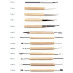 Conjunto de Ferramentas para Escultura em Argila para Cerâmica, 36 PCS/Conjunto