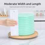 4 PCS / Conjunto Raspador de Creme de Plástico PP com Lado Duplo Serrilhado para Alisar Bolo Assado, 4 PCS / Conjunto Branco, 4 PCS / Conjunto Amarelo, 4 PCS / Conjunto Azul Céu, 4 PCS / Conjunto Rosa