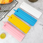4 PCS / Conjunto Raspador de Creme de Plástico PP com Lado Duplo Serrilhado para Alisar Bolo Assado, 4 PCS / Conjunto Branco, 4 PCS / Conjunto Amarelo, 4 PCS / Conjunto Azul Céu, 4 PCS / Conjunto Rosa