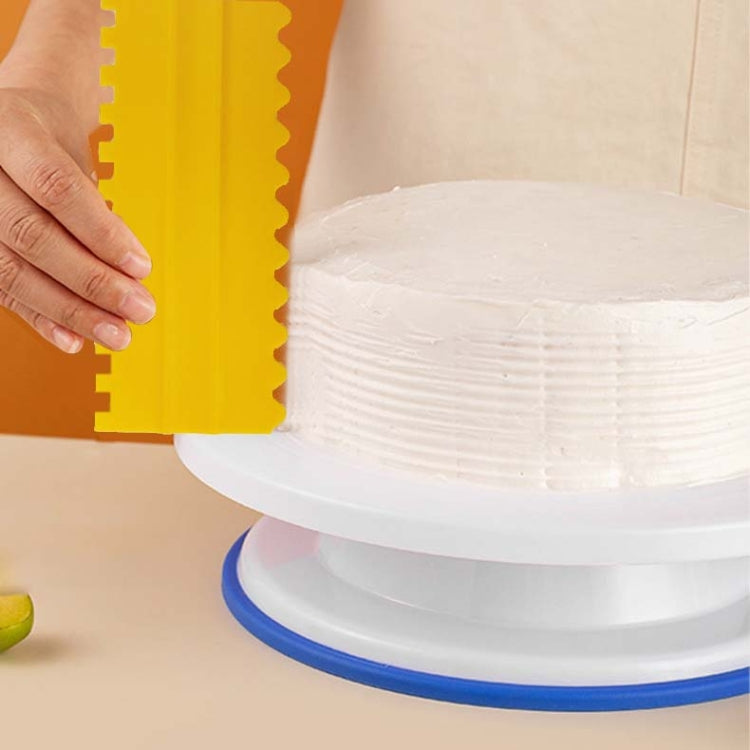 4 PCS / Conjunto Raspador de Creme de Plástico PP com Lado Duplo Serrilhado para Alisar Bolo Assado, 4 PCS / Conjunto Branco, 4 PCS / Conjunto Amarelo, 4 PCS / Conjunto Azul Céu, 4 PCS / Conjunto Rosa