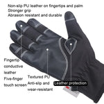 Luvas de Ciclismo HUNTRANGE A023 para Exterior, Impermeáveis, com Toque de Veludo e Ecrã Tátil, M, L, XL
