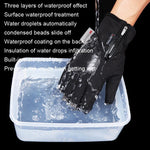 Luvas de Ciclismo HUNTRANGE A023 para Exterior, Impermeáveis, com Toque de Veludo e Ecrã Tátil, M, L, XL