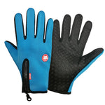 Luvas de Ciclismo Impermeáveis para Desporto ao Ar Livre no Inverno com Ecrã Tátil, M, L, XL, XXL