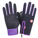 Luvas de Ciclismo Impermeáveis para Desporto ao Ar Livre no Inverno com Ecrã Tátil, M, L, XL, XXL