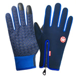 Luvas de Ciclismo Impermeáveis para Desporto ao Ar Livre no Inverno com Ecrã Tátil, M, L, XL, XXL