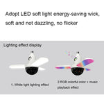 ZSCPH-001 Luz Atmosférica Musical Colorida RGB Bluetooth Multifuncional de 40W com Três Folhas, Tamanho:, L (Estrela), S (Estrela), L (Bola Mágica), S (Bola Mágica)