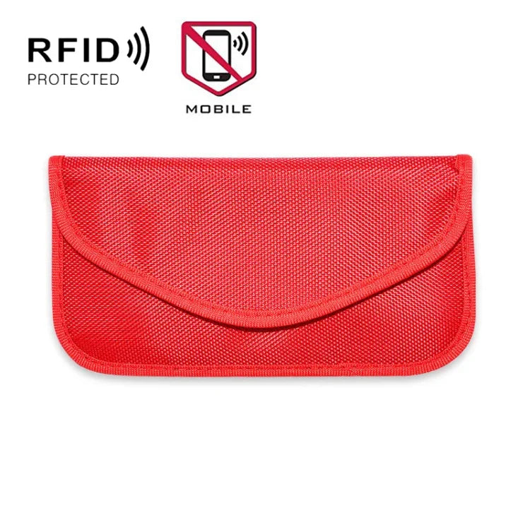 Saco de Blindagem de Sinal para Telemóvel de 6,5 Polegadas Anti-localização Saco de Armazenamento Isolado RFID
