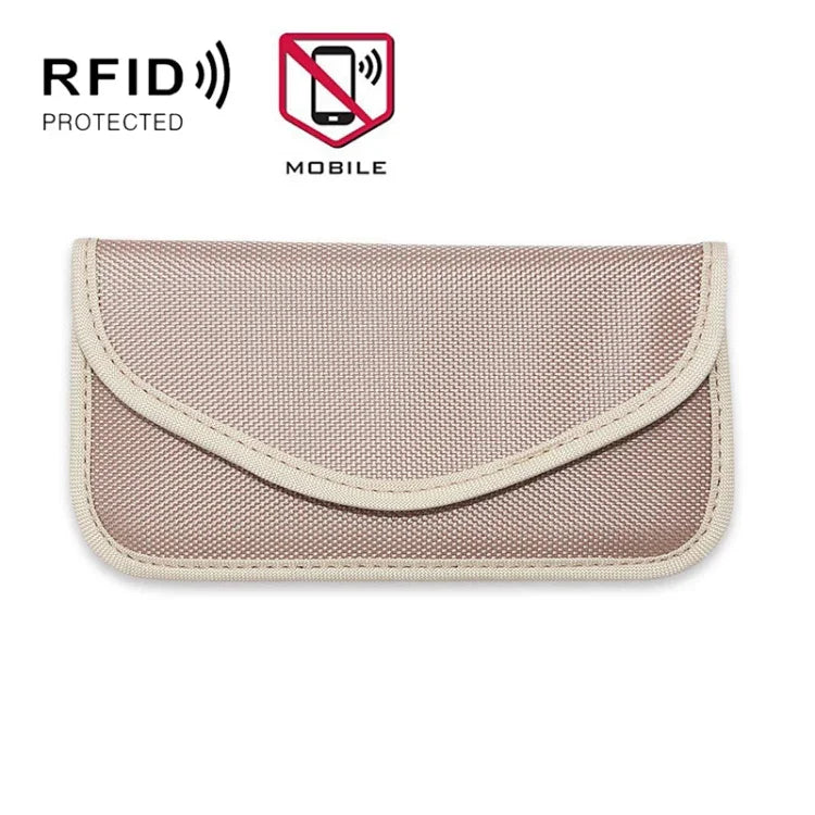 Saco de Blindagem de Sinal para Telemóvel de 6,5 Polegadas Anti-localização Saco de Armazenamento Isolado RFID