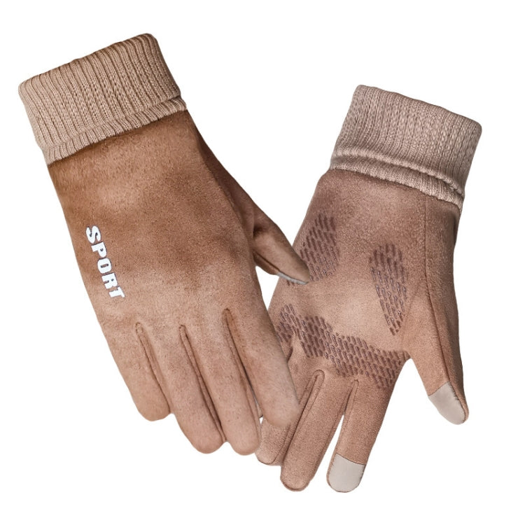 Luvas Quentes de Camurça para Homem Q35, Luvas Desportivas de Ciclismo com Ecrã Tátil, Q35 Caqui, Q35 Preto, Q35 Azul Escuro