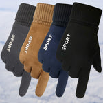 Luvas Quentes de Camurça para Homem Q35, Luvas Desportivas de Ciclismo com Ecrã Tátil, Q35 Caqui, Q35 Preto, Q35 Azul Escuro
