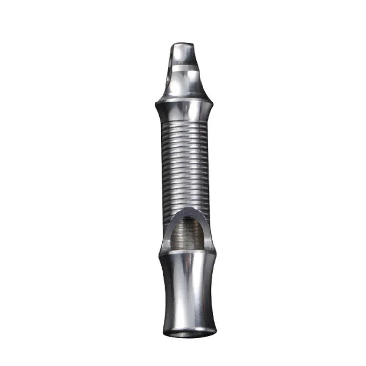 Apito de Alta Frequência para Treino de Sobrevivente ao Ar Livre em Tubo Único de Aço Inoxidável KS011, KS011 Aço Inoxidável