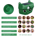 Repelente Solar para Cães RC-543 com Ultrassom e Infravermelhos para Exterior, RC-543