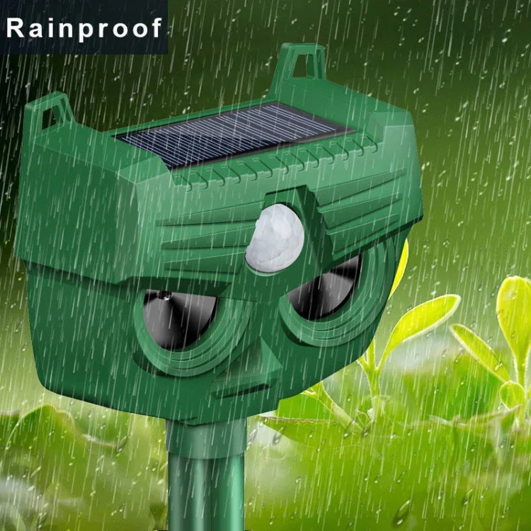 Repelente Solar para Cães RC-543 com Ultrassom e Infravermelhos para Exterior, RC-543