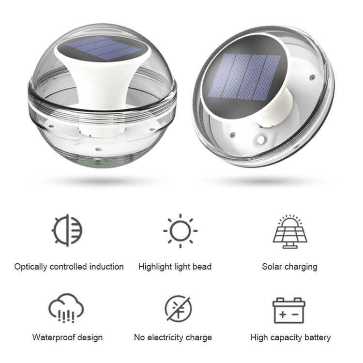 Luzes Flutuantes Solares para Água, Luzes Decorativas Flutuantes para Pátio e Piscina, Três Modos de Luz