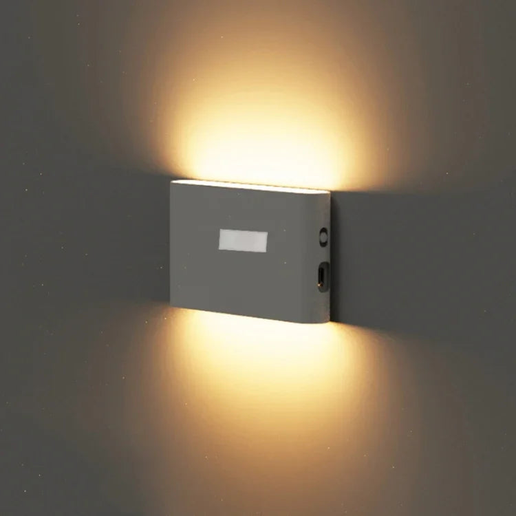 Luz Noturna LED Infravermelha Inteligente com Sensor Humano, Sem Fios, Magnética, Lente Plana, Lente Redonda