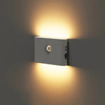 Luz Noturna LED Infravermelha Inteligente com Sensor Humano, Sem Fios, Magnética, Lente Plana, Lente Redonda