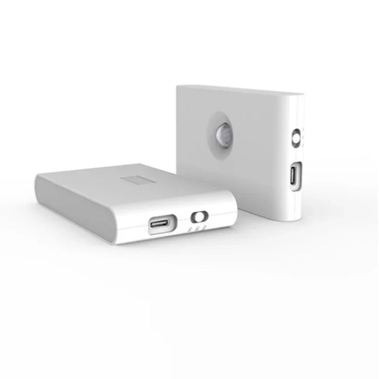 Luz Noturna LED Infravermelha Inteligente com Sensor Humano, Sem Fios, Magnética, Lente Plana, Lente Redonda
