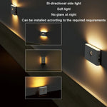 Luz Noturna LED Infravermelha Inteligente com Sensor Humano, Sem Fios, Magnética, Lente Plana, Lente Redonda