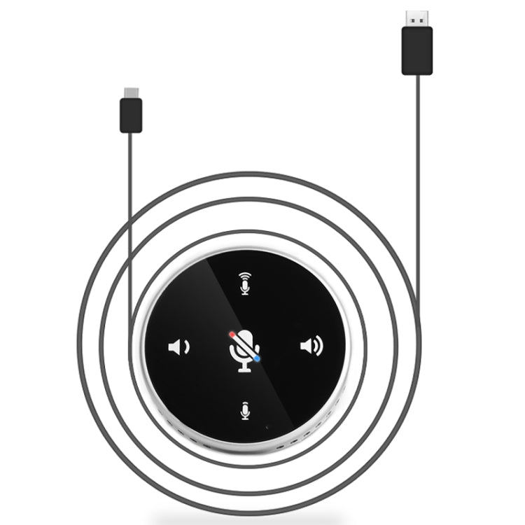 Microfone de Áudio de Secretária para Videoconferência Q5 com Cancelamento de Ruído